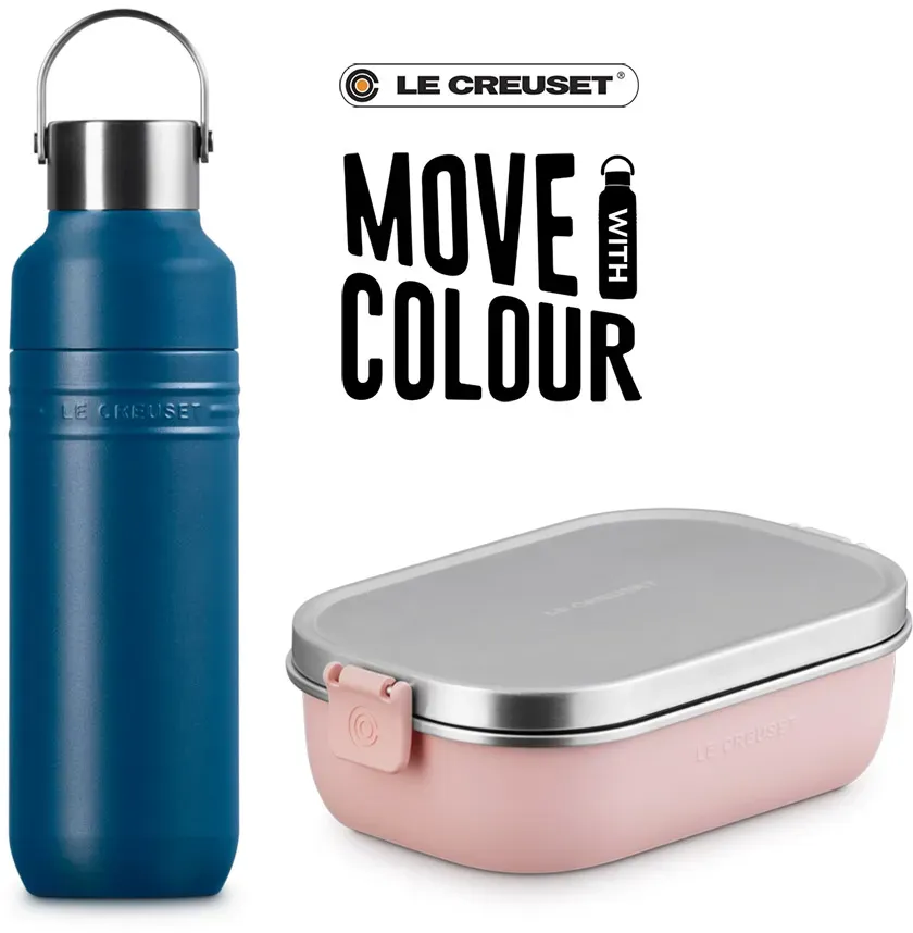 Le Creuset On the Go Kids-Set To-Go BUNT 2-tlg.