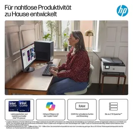 HP OmniDesk M02-0052ng Intel Core i5-14400 16 GB RAM 512 GB SSD Win11 Home schwarz/silber