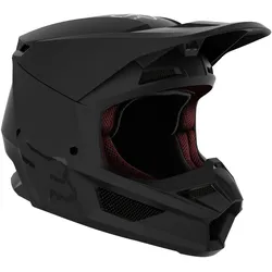 FOX V1 Matte Jeugd Motocross Helm, zwart, S