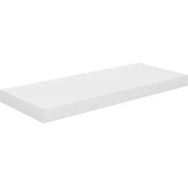 vidaXL Wandregal 60 x 23,5 x 3,8 cm Hochglanz-Weiß