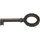 Hettich Buntbart-schlüssel Brüniert 75 X 4 Mm Stahl, Brüniert, 1 Stück Möbelgriffe - Hettich