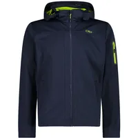 CMP Zip Hood 39a5027 Softshelljacke - B.Blue / Limegreen - 3XL