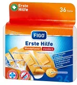 FIGO Erste Hilfe Box Wundverband 36-teilig