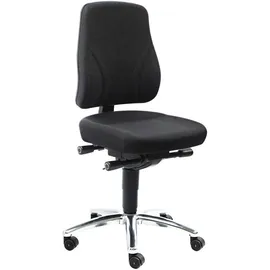 WARMBIER Drehstuhl Comfort Plus Stoff Schwarz
