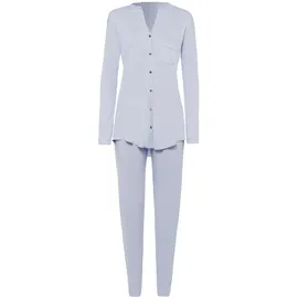 Hanro Pyjama Pure Essence Blau L