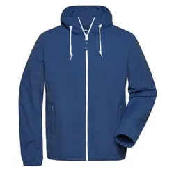 Herren Segeljacke JN1074, navy-blau/weiß, Größe L - navy - L