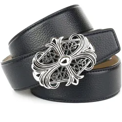 Ledergürtel ANTHONI CROWN, Damen, Gr. 100, schwarz, Leder, unifarben, Gürtel, mit eleganter Motiv-Schließe
