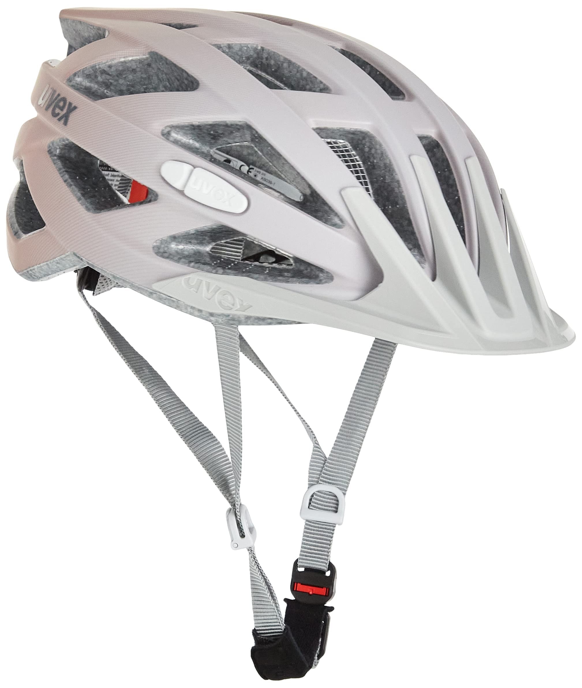 uvex i-vo cc - leichter Allround-Helm für Damen und Herren - individuelle Größenanpassung - erweiterbar mit LED-Licht - grey rose matt - 56-60 cm