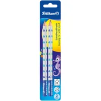 Pelikan Schreiblernbleistift Stärke B farbig sortiert 2er Set