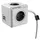 Allocacoc PowerCube 4-fach 3 m Weiß/Grau