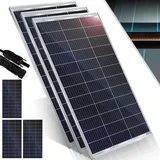 KESSER® Solarpanel Monokristallin Solarmodul Solarpanel - 18 V für 12 V Batterien, Photovoltaik - Solarzelle Solaranlage PV-Anlage Solar für Woh...