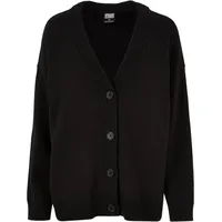 URBAN CLASSICS Ladies Big Oversized Cardigan - Schwarz -