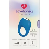 Lovehoney mon ami Vibrierender Ring - Dunkelblau