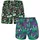 Lousy Livin Boxershorts OuterSpace / Schwarz / Lila S 2er Pack