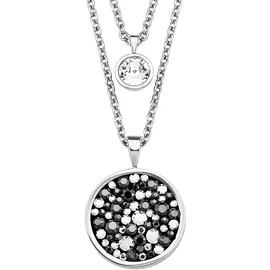 s.Oliver Kette mit Anhänger Edelstahl, silber,