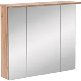 Schildmeyer Nora Spiegelschrank 142530, Eiche Landhaus Dekor, 80,5 x 16 x 72,3 cm (B/T/H)