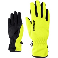 Ziener LIMPORT Funktions- / Outdoor-Handschuhe | Winddicht atmungsaktiv, poison yellow, 7,5