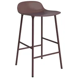 Normann Copenhagen - Form Barhocker H65 Steel/Brown