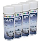 Lackspray Spraydose Sprühlack Cars Dupli Color 385896 weiss glänzend 4 X 400 ml