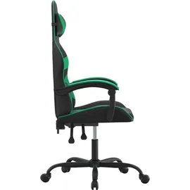 vidaXL Gaming-Stuhl Drehbar Schwarz und Grün PC
