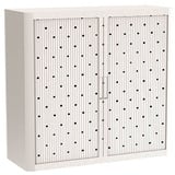 PAPERFLOW easyOffice Black & White Rollladenschrank 60500 2 Fachböden 110,0 x 41,5 x 104,0 cm