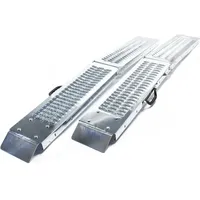 Wiltec 2x Auffahrrampe 160x22,5 cm 400 kg für Motorrad