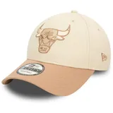 New Era 9Forty Strap Cap - Colour Block Chicago Bulls beige