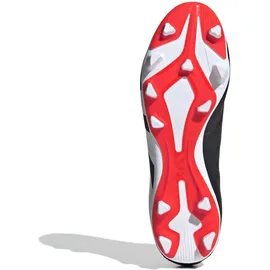 adidas Predator Club S FxG Indoor Herren Grau/Weiß/Rot 47