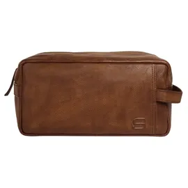 Spikes & Sparrow Kulturtasche TOILETRY BAG cognac