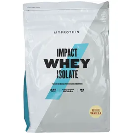 MYPROTEIN Impact Whey Isolate Protein Natural Vanilla Pulver 2500 g