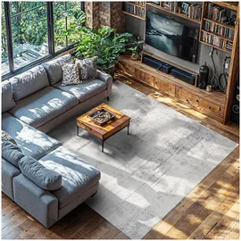 Tectake tectake® Vintage Designer Teppich verschiedene Größen, pflegeleichter, flauschiger Kurzflor, rutschfeste Unterseite
