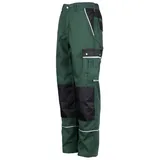 TMG Arbeitshose Herren Bundhose Cargohose Berufskleidung Gr. 42 - 80, 23 - 30, 90 - 110 - 56 - grün/schwarz