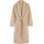 Good Morning Bademantel GOOD MORNING "Good morning Bathrobe uni" Gr. XS, beige (sand), L:113cm, Kunstfaser, Hausmäntel, Bademantel, Schalkragen, Gürtel, Taschen, Damen & Herren, Velours, Glanz