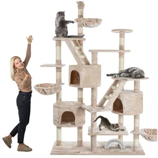 Happy Pet Kratzbaum SAM deckenhoch 260 cm beige