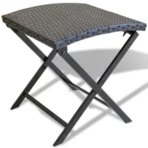 vidaXL Klapphocker 43 x 43 x 43 cm schwarz
