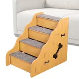 Stufen fürs Bett für Hunde | Kletterhilfe für Senior Hunde | Hundetreppe | für Sofa, Bett, Wohnmobil, Wohnzimmer, Schlafzimmer, Innenbereich