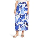 Betty Barclay Midirock Damen Floral Blau/Weiß 38