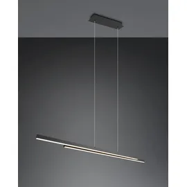 Trio Odio 2-flg. 110 x 150 cm eckig schwarz Metall