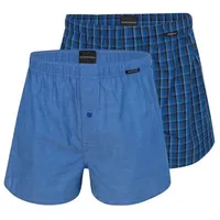 SCHIESSER Herren Web-Boxershorts 2er Pack