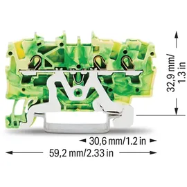 WAGO GmbH & Co. KG Schutzleiterklemme 2001-1307