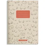 Matabooks - A5 Notizheft aus Graspapier - Maya Farbe: Melon