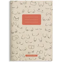 Matabooks - A5 Notizheft aus Graspapier - Maya Farbe: Melon