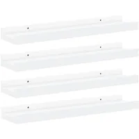 vidaXL Wandregal 40 x 9 x 3 cm Weiß