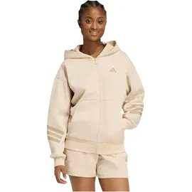 adidas Future Icons 3-Streifen Sweatjacke Damen KD7733 - crystal linen L