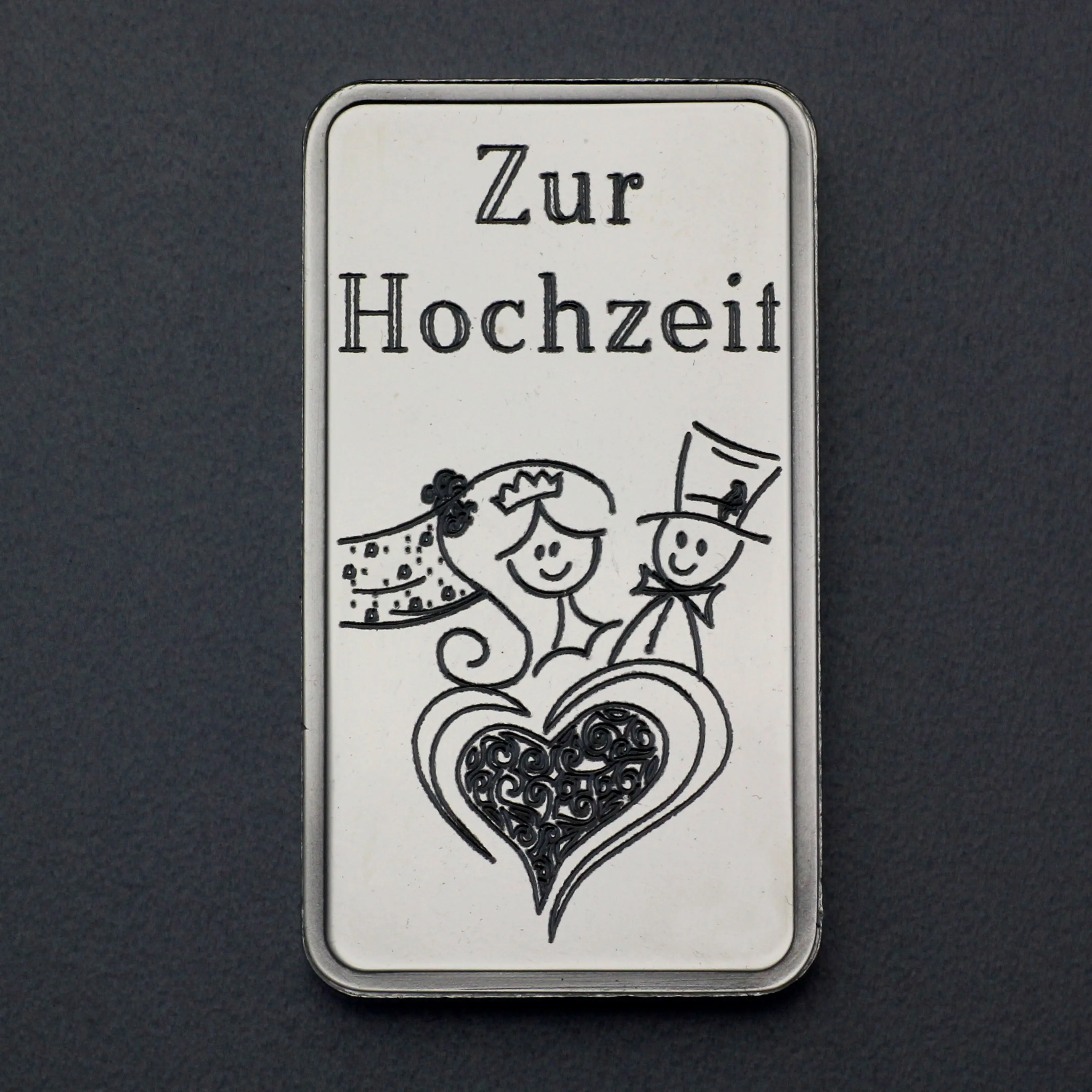 Silberbarren 1oz Zur Hochzeit ESG