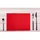 ProNappe Platzsets Tiss Lack rot 30,0 x 40,0 cm, 500 St.