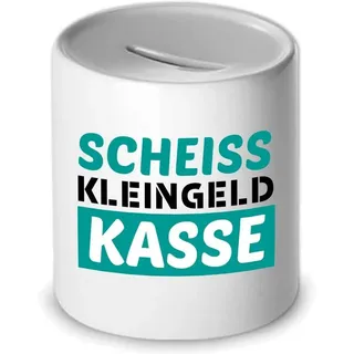 Herzbotschaft Spardose Sparbüchse Scheiss Kleingeld Kasse Kleingeld Sparen für große Wünsche, Lustige Sparschwein Geschenkidee für Freunde, Familie, Büro