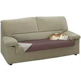 Estoralis | AVA | Sofaauflage | Wendbarer gesteppter Stoff – dient als Haustierbett | Farbe - Beige/Blaun | 100% haustierfreundliches Größe 65x110 cm. Schutz für alle Arten von Sofas