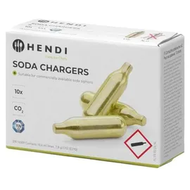 HENDI Soda Kapseln 10 Stück Aluminium 7,8 g CO2