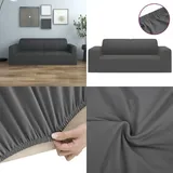 Vidaxl - Stretch Sofahusse 2-Sitzer Anthrazit Polyester-Jersey - Sofahusse - Sofahussen - Home & Living - Anthrazit